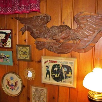 Vintage Paul White Carved Chesapeake Eagle