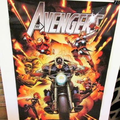 Rare Harley Davidson Avengers poster