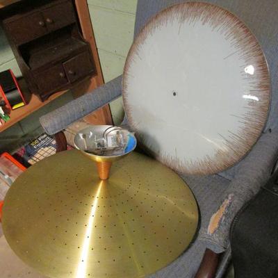 Mid-century atomic light fixture