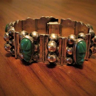 Vintage Taxco Mexico sterling bracelet