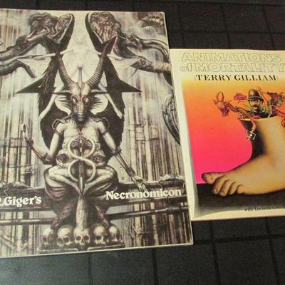 H.R. Giger's Necronomicon & Terry Gilliam book