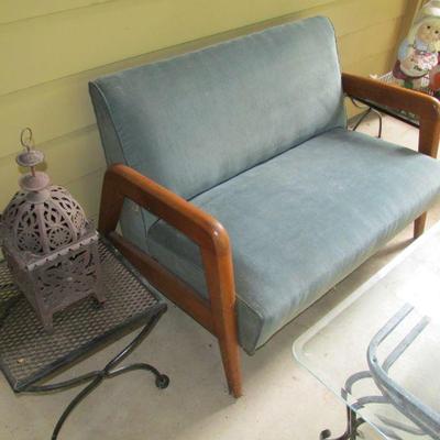 Mid-century Conant Ball love seat