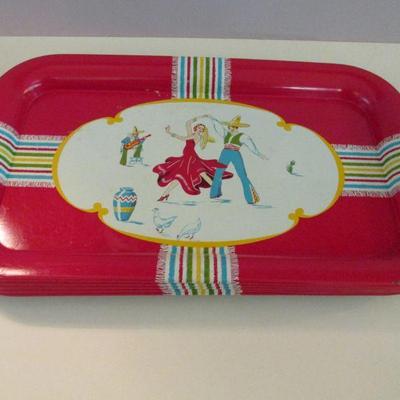 Vintage serving trays