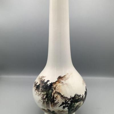 Japanese Vase - Hairline crack down stem