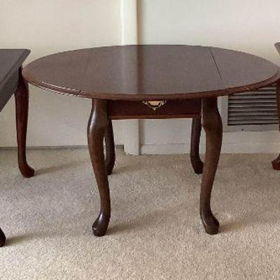 Drop-leaf Coffee Table and End Tables