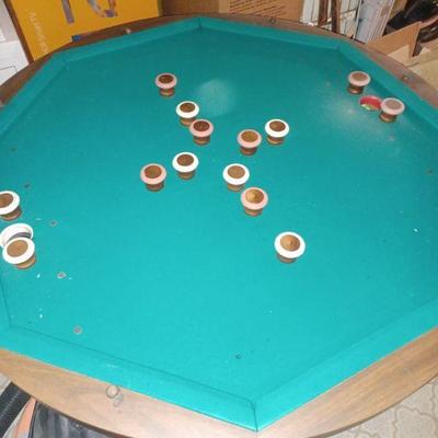 Bumper pool/poker table