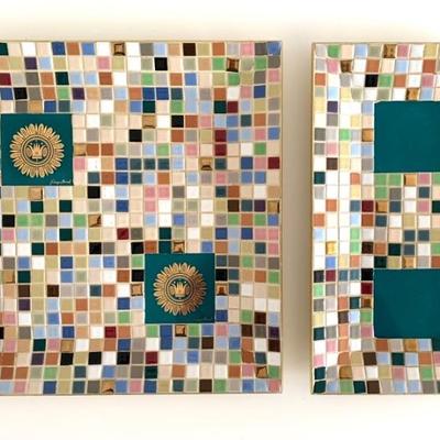 Mid century Georges Briard tile trays