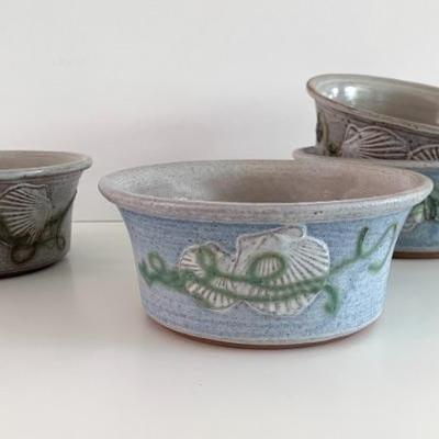 Mikael Carstanjen shell pottery bowls