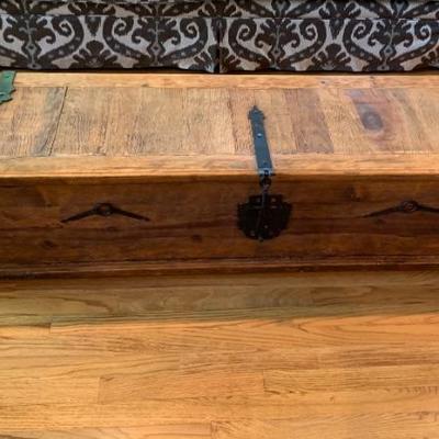 Rustic Wood Coffee Table/ Trunk