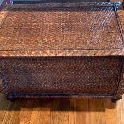 Wicker Trunk with great storage