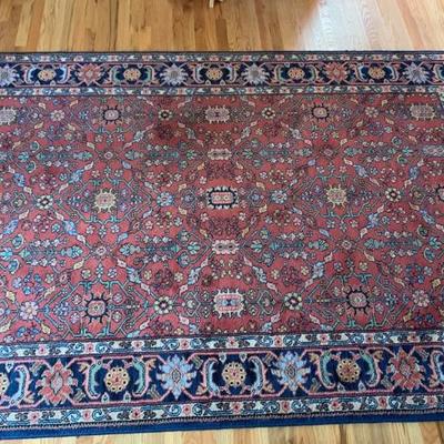 Karastan.  100% Wool Pile 5.9 by 9