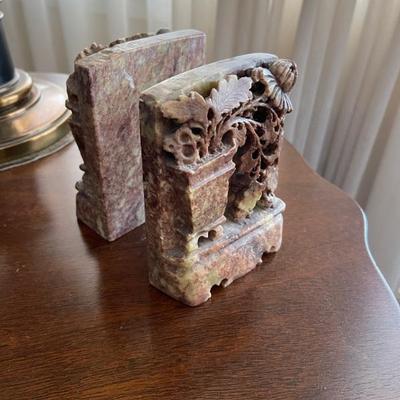 Marble bookends