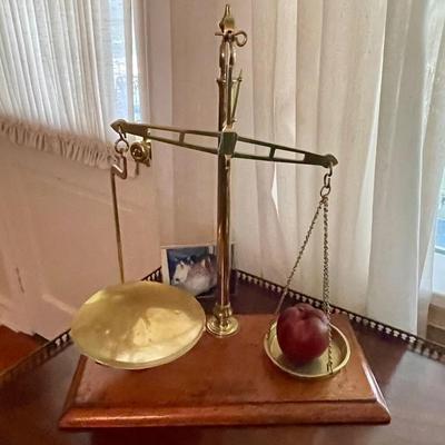 Brass scale