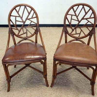 1270	PAIR BAMBOO STYLE CHAIRS	PAIR OF BAMBOO STYLE SIDE CHAIRS
