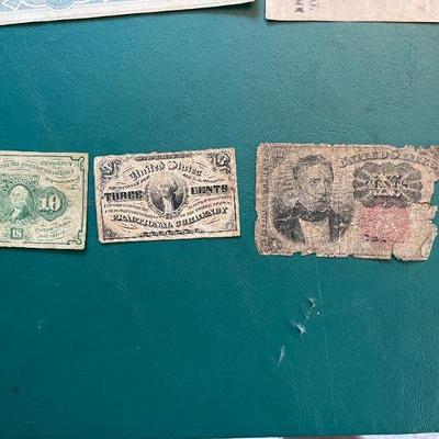 Fractional Currency (one lot)