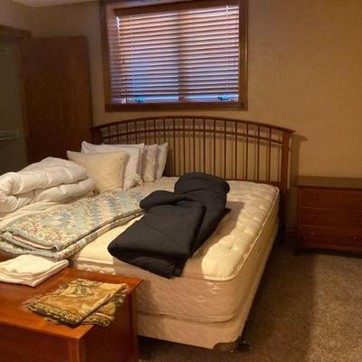 Nice bed and bedding