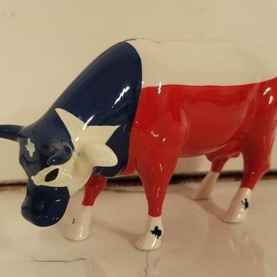 Cow Parade Texas Collectable: 2002 Item 9209, 1/3
