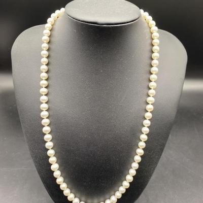 Zales 23in Pearl Necklace