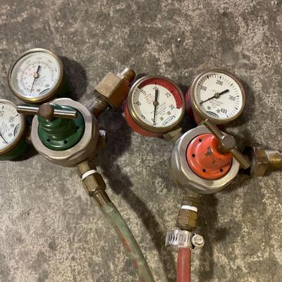 Oxy Acetylene Reulator gauges
