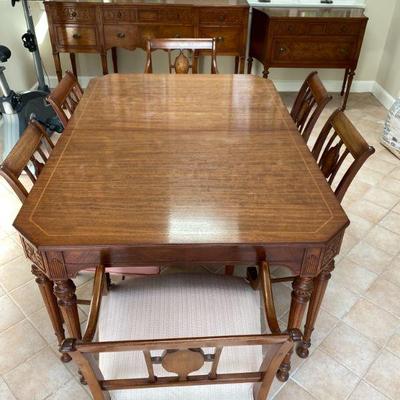 Dining Room Set by Orinoco Furniture Co French Style ~ made in  USA