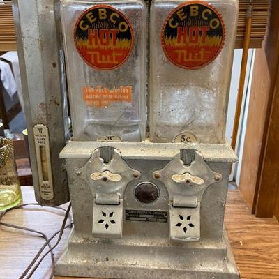 Cebco 5 cent hot nut vending machine