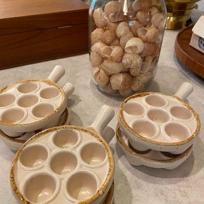 escargot plates