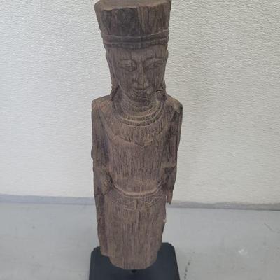 Pottery figure of a king, stands approximately 24