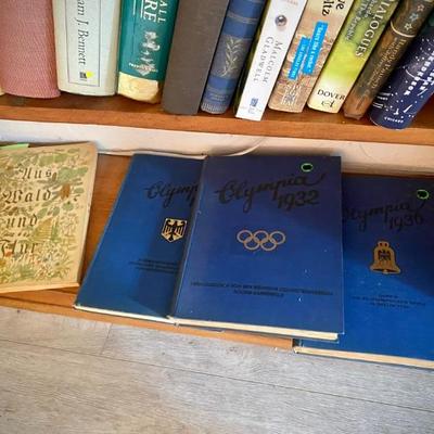 German Olympic books from 1930s