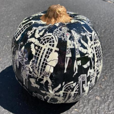 Lilly Pulitzer inspired pumpkin $45