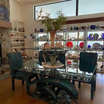 Dolphin Dining Table & Stingray Coffee Table
