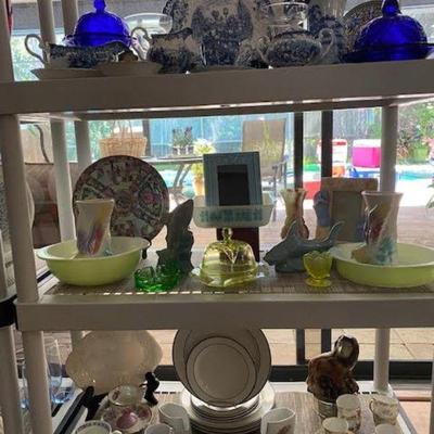 Pyrex and other Lovely Glass, China, Stoneware and Decor Pieces