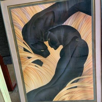 https://www.ebay.com/itm/115514396442	RR4005 Frank Mcintosh Two Panthers Print Framed Matted LOCAL PICKUP		Auction
