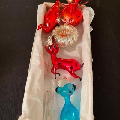 Vintage Christmas ornaments 