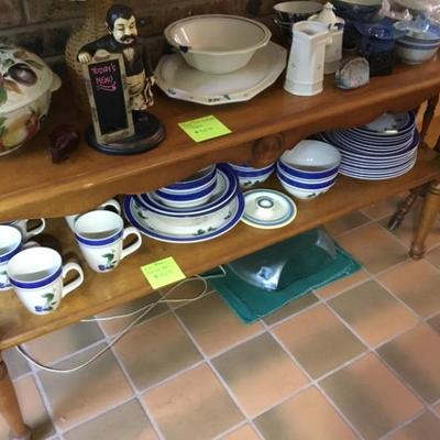 The china set has been sold.