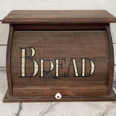 Wooden Bread Box 18in x 12in x12.5in