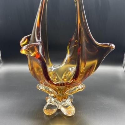 Chalet Art Glass Sculpture