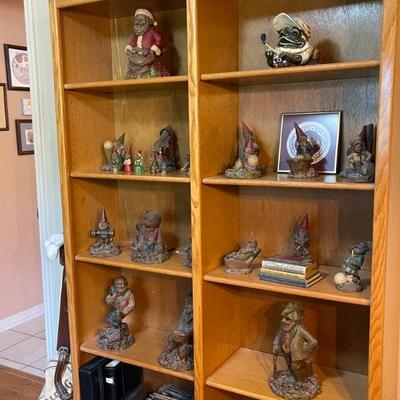 Vintage Collectible Carved Gnomes by Tom Clark