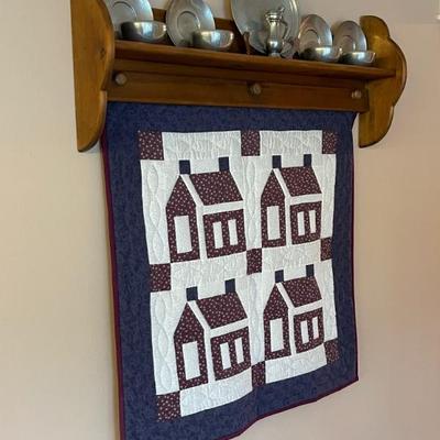 Hanging Schoolhouse Quilt