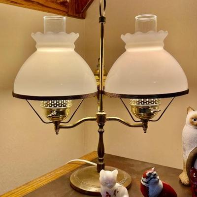Electric Double Arm Student Lamp