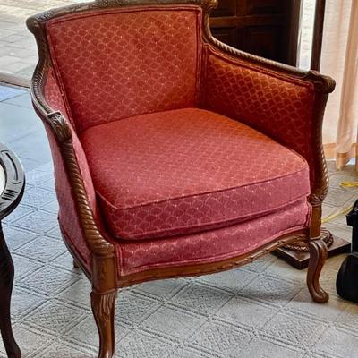 French Bergere Louis XV style Armchair