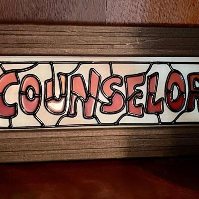 Counselor Sign