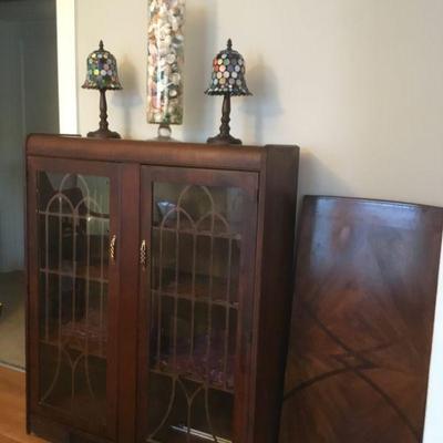 Small China Cabinet, Leaf to Dining Table