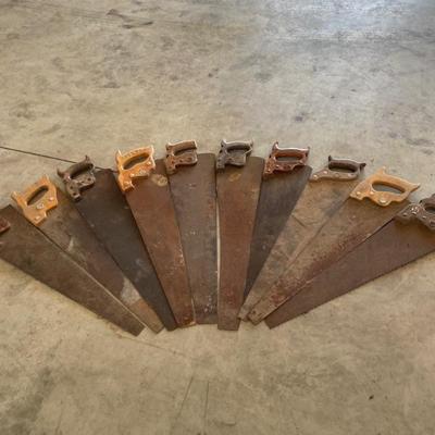 Many hand saws