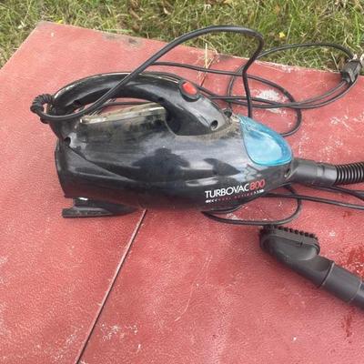 Several hand held vacuums
