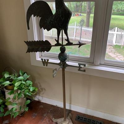 Sweet weathervane and stand antique 