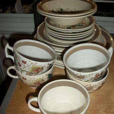 23pcs. Wood & Sons "Old Colony" China Dinnerware
