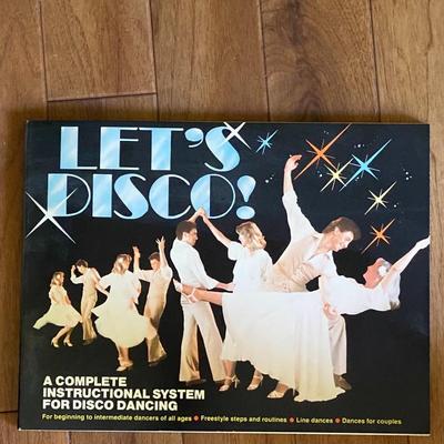Letâ€™s disco book and LP