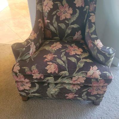 nice sitting chair, no rips or stains in fabric