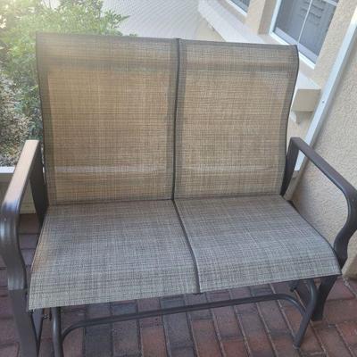 glider that matches the other patio furniture