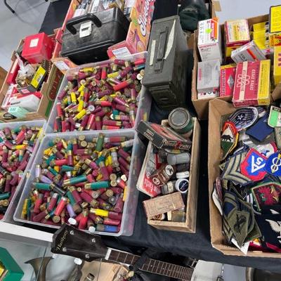 Ammunition, Military Patches, Vintage Gun Collectibles